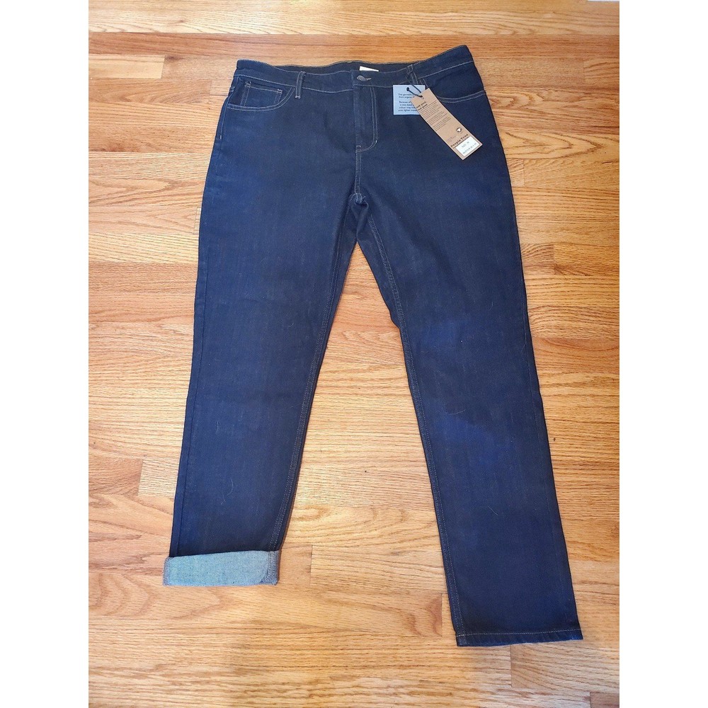 People Tree Organic Cotton Denim UK 16 US 12 - Picture 1 of 10